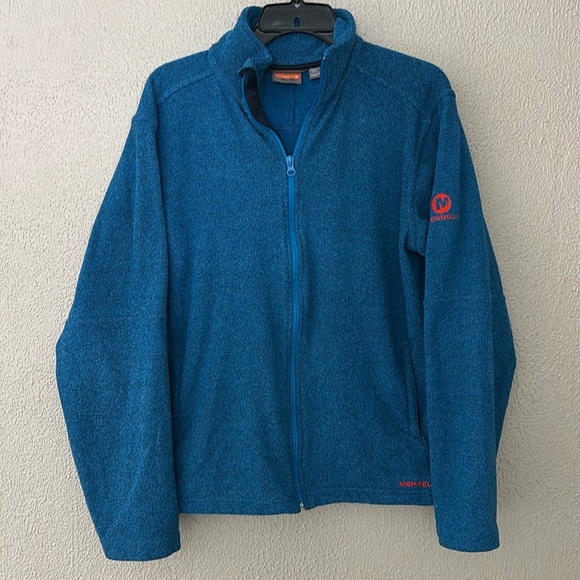 Merrell Full Zip Women’s Jacket Blue With Pockets Size Small - Picture 1 of 7